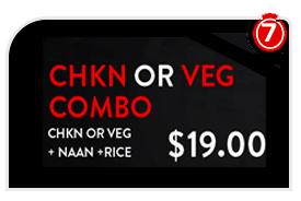 Chicken or Veg Combo
